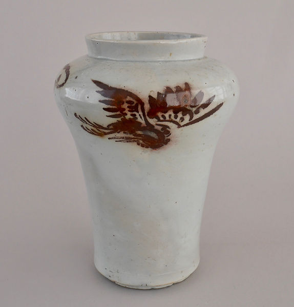 朝鮮美術 李朝 黒釉 執壷 水注 V R4220 朝鮮美術 李朝 黒釉 執壷 水注