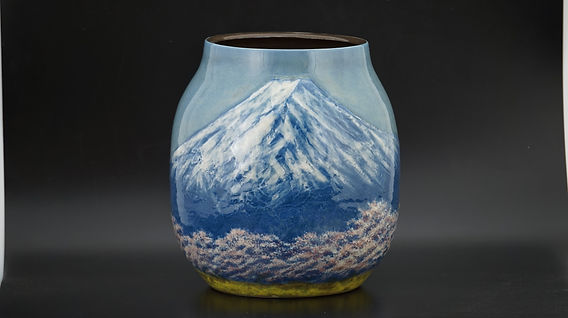 横石臥牛現川焼の伝統 重要無形文化財 十三代横石