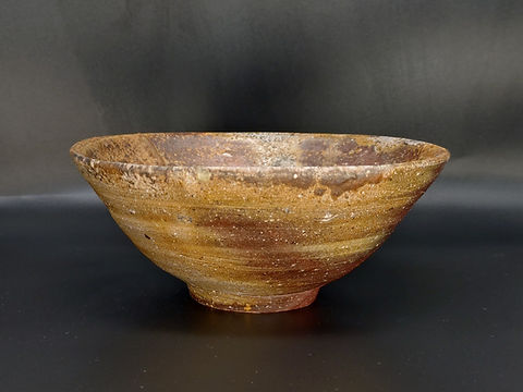 金重陶陽の備前焼き抹茶茶碗 25095 人間国宝 金重陶陽 (備前茶