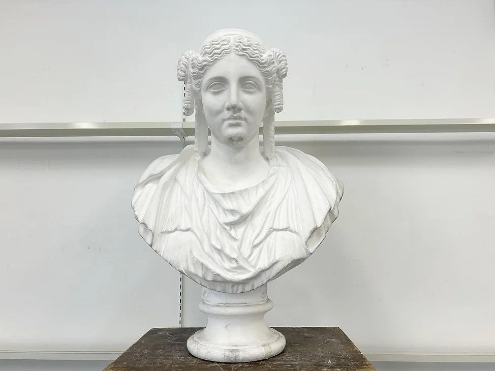 ブルータス石膏胸像 。デッサン。美術。教材 直接引渡限定 石膏像