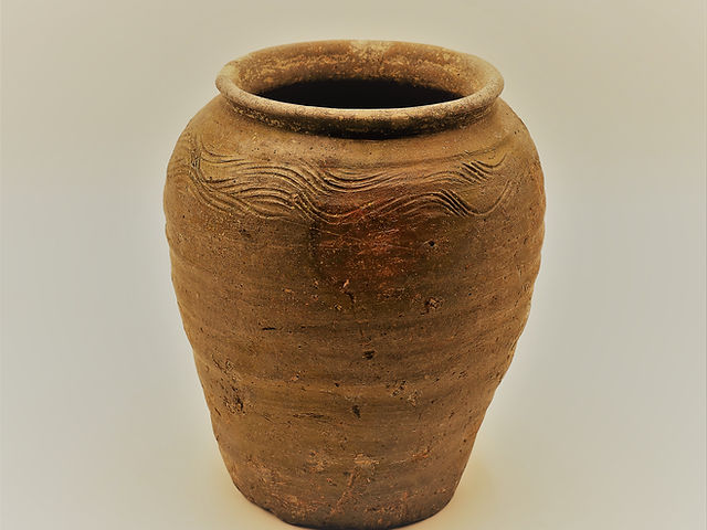 室町時代末期〜安土桃山時代頃稀少砂張古銅製打出18センチ茶道具当時