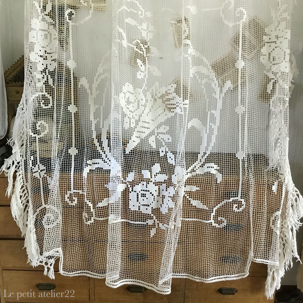 フランスアンティークベッドカバー