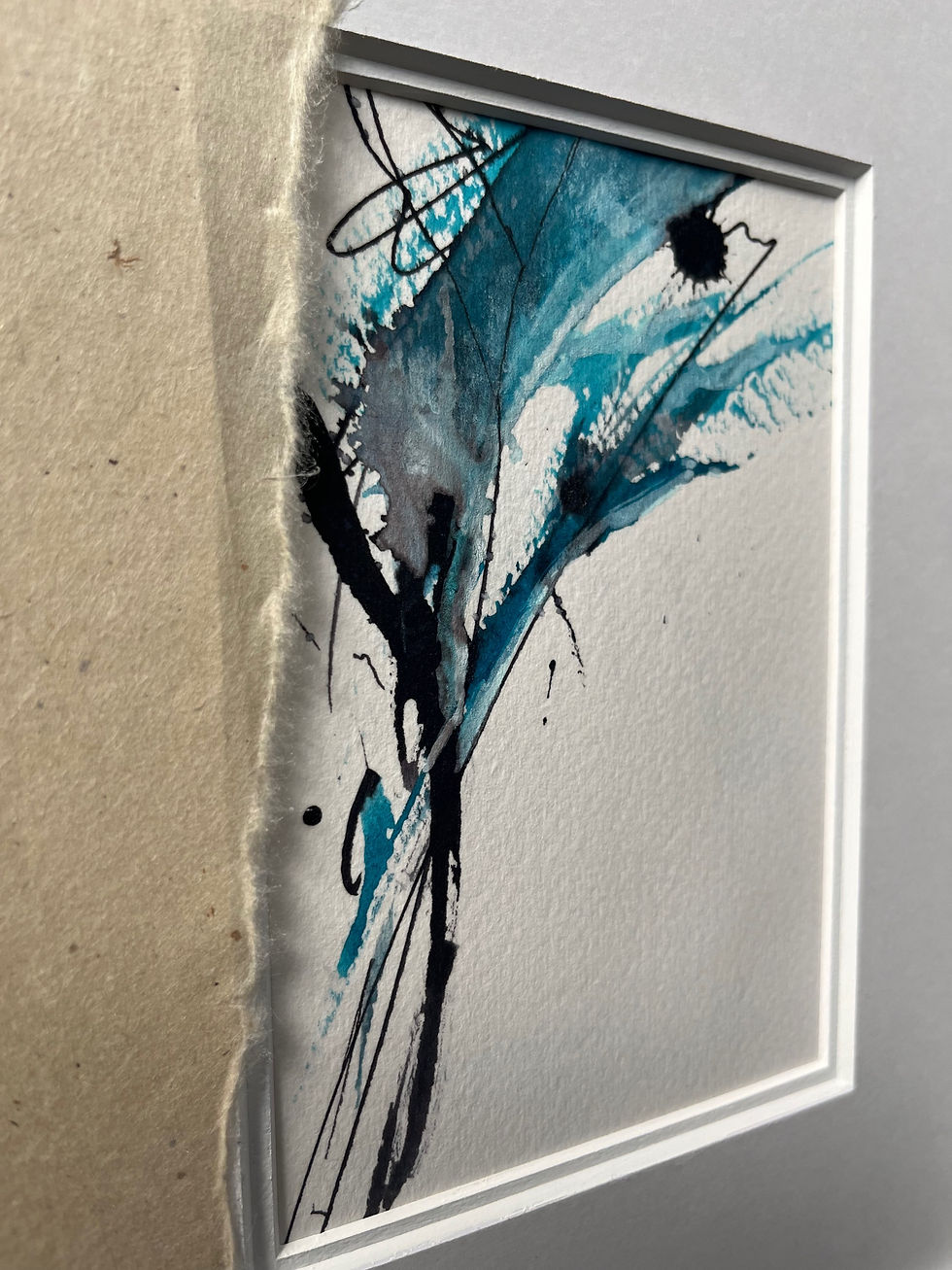 人生と黄金未来」原画 F15号 抽象画 現代アート 手描き 人生と黄金未来