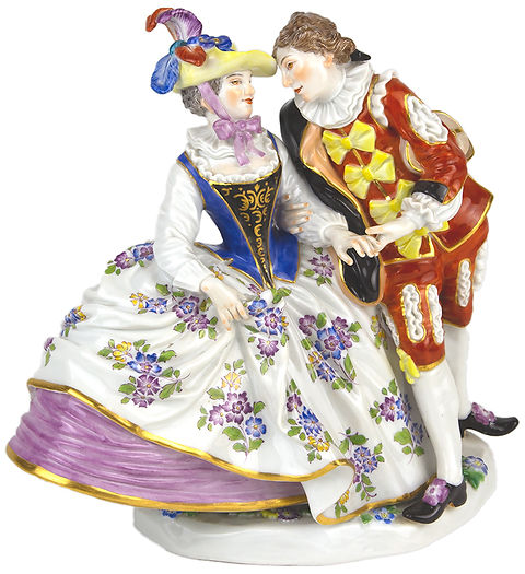 マイセン 人形 ギャラント 雅宴 フィギュア フィギュリン スペインの