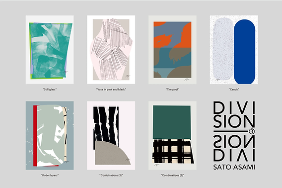 SATO ASAMI／DIVISION③に、新作7点が追加されました！