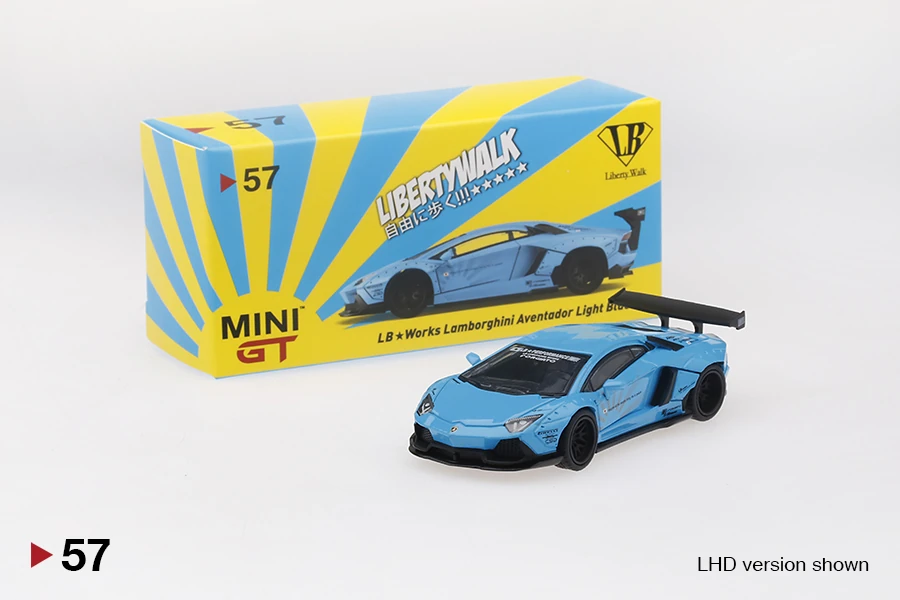 マカオ限定】MINI GT LB☆WORKS GT-R Light Blue MINI GT LB*WORKS
