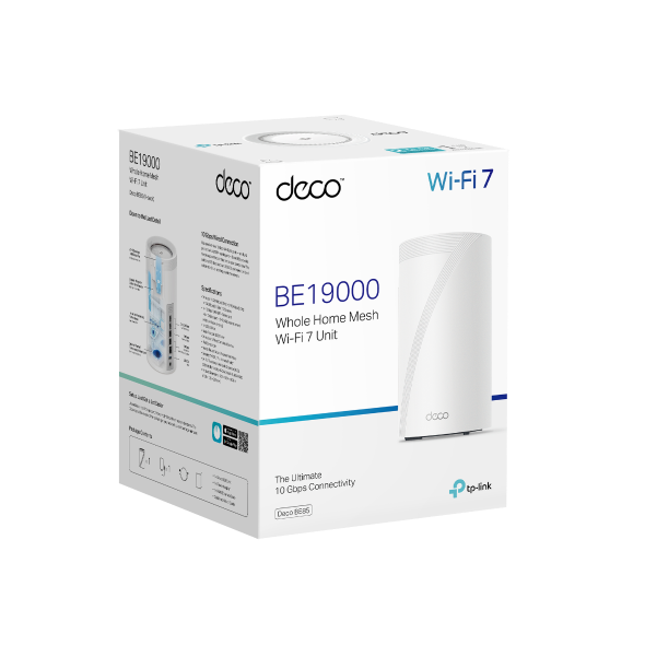 Deco BE85 | BE22000 Tri-Band Whole Home Mesh WiFi 7 System | TP-Link