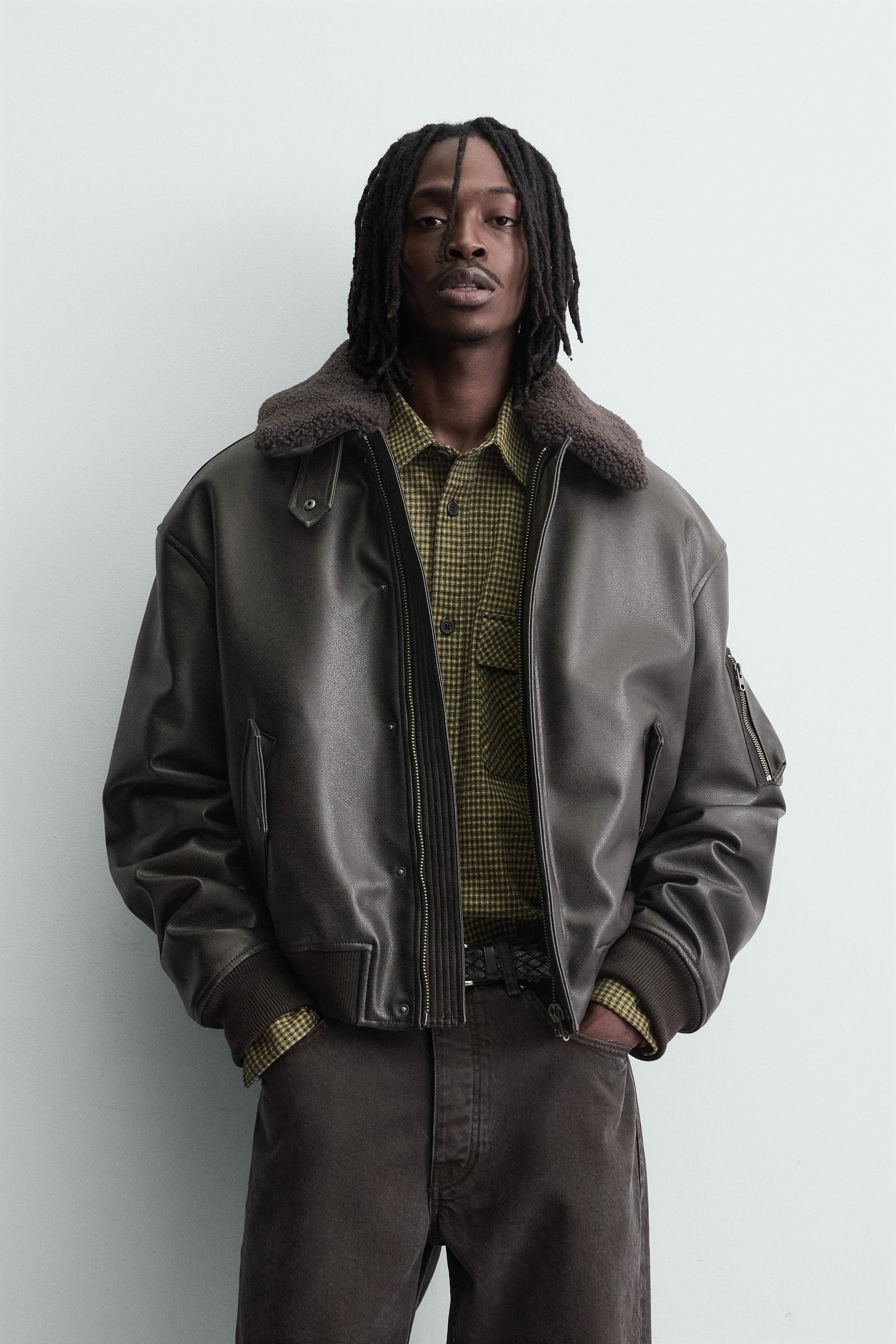 フェイクレザージャケット - メンズ | ZARA 日本