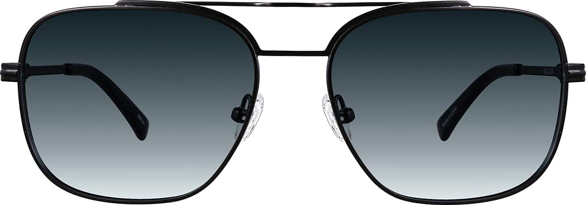 Black Yucca Aviator Glasses #328121 | Zenni Optical