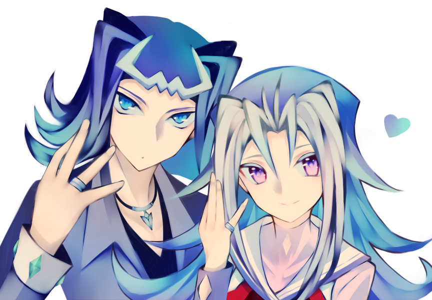 遊戯王ZEXAL 神代凌牙 神代璃緒 プレイマット m94362909630_1.jpg