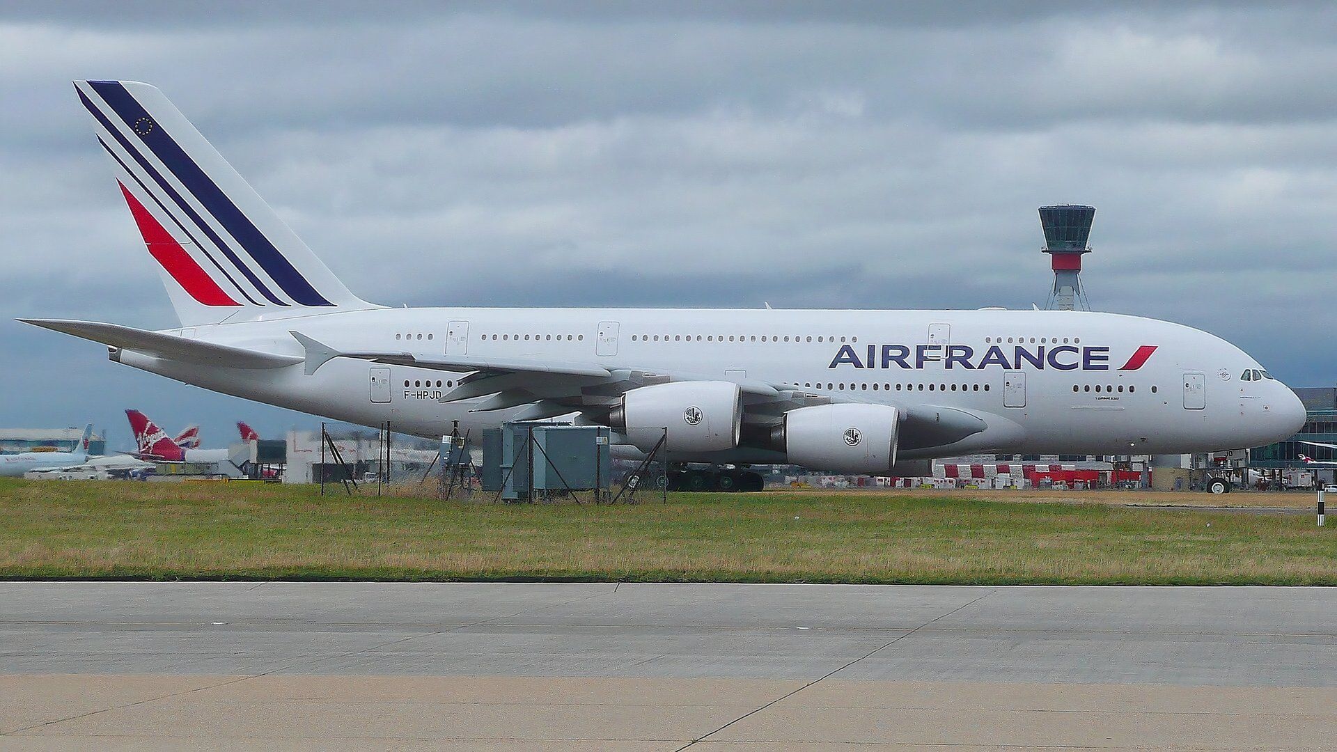 エールフランス A380 Aviationtag 紺色 Aviation Airbus A380 Air