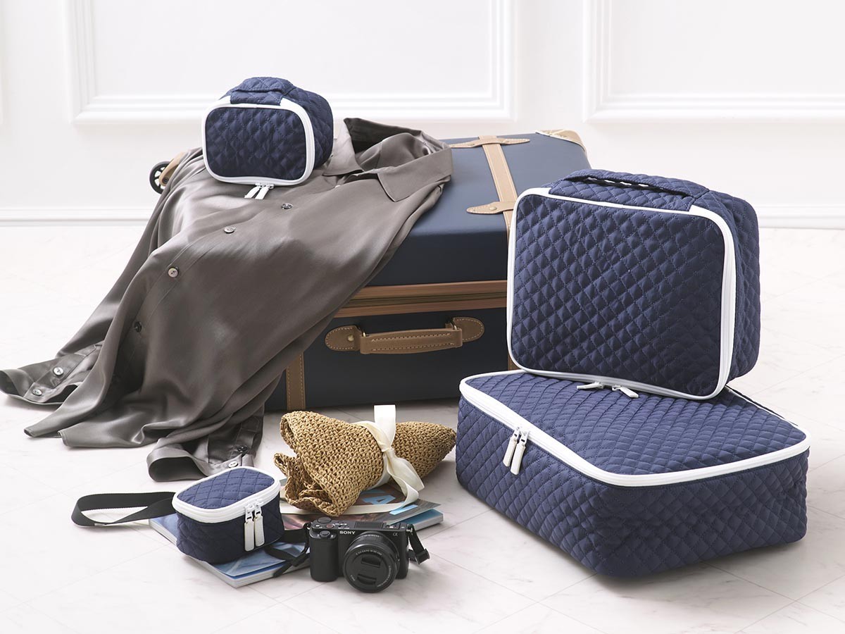 HOTEL LIKE INTERIOR Diamond Quilt Pouch / ホテルライクインテリア