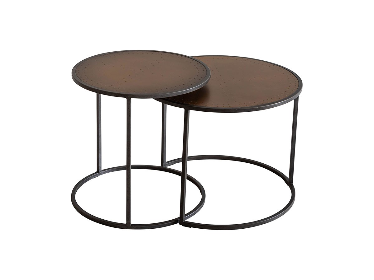 はちどり クラッシュゲート エルマ サイドテーブル 50cm 真鍮 CRASH