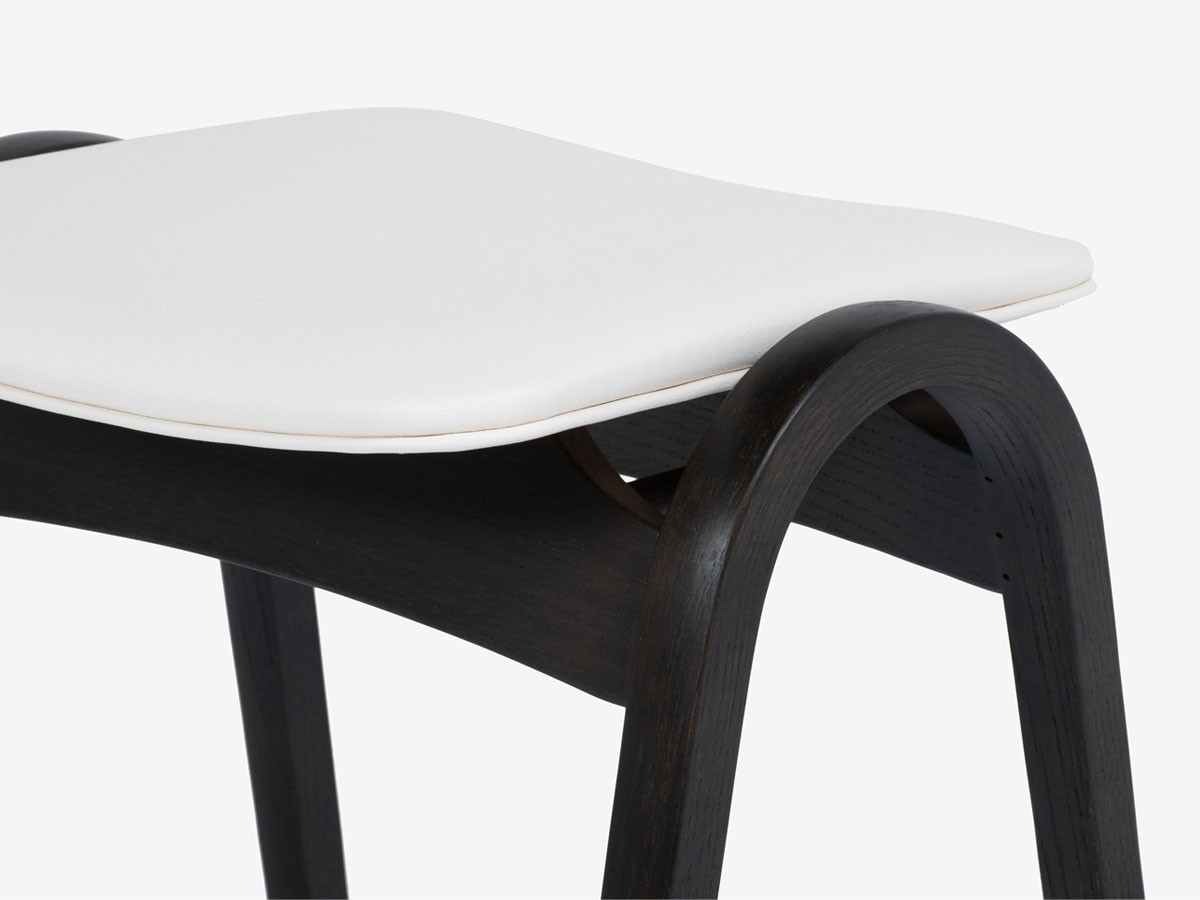 秋田木工 スツール 黒 2脚