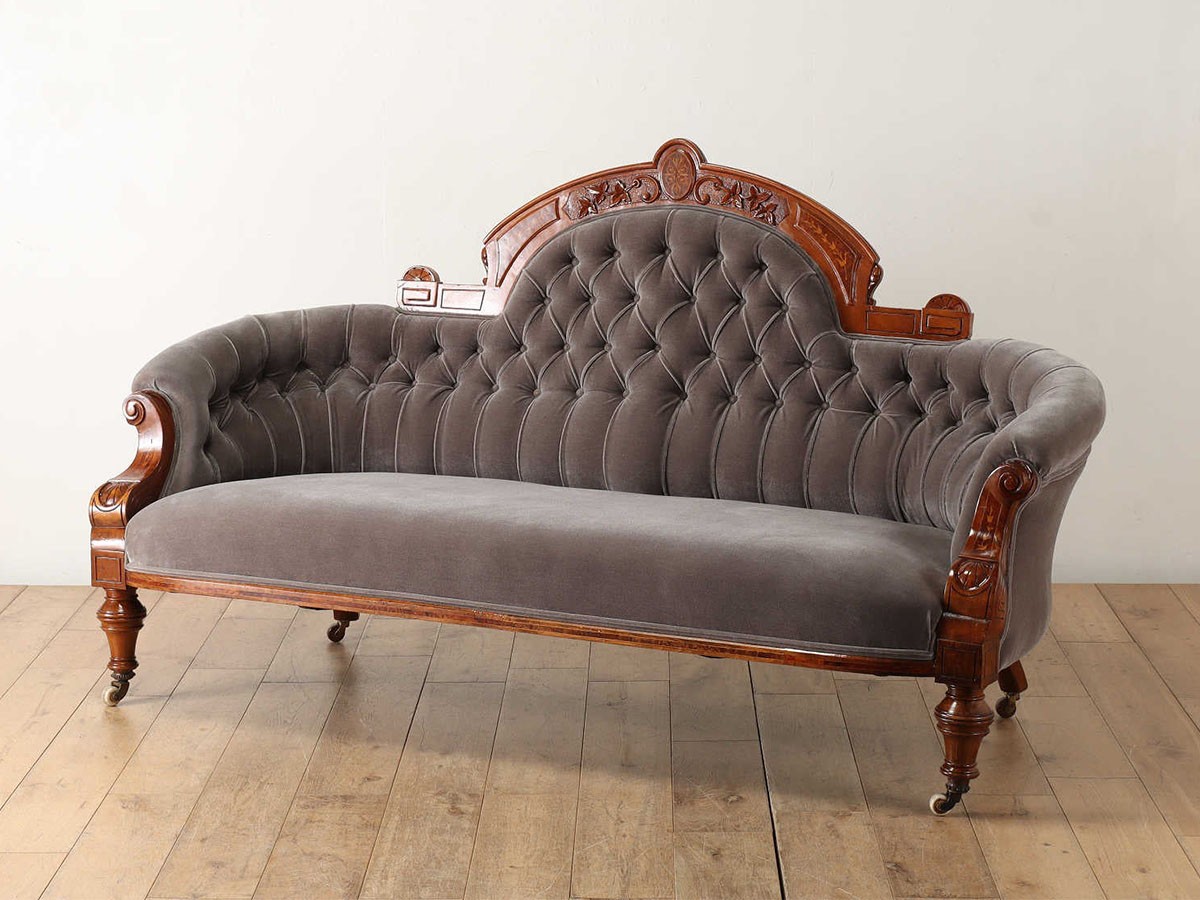 Lloyd's Antiques Real Antique Victorian Settee / ロイズ