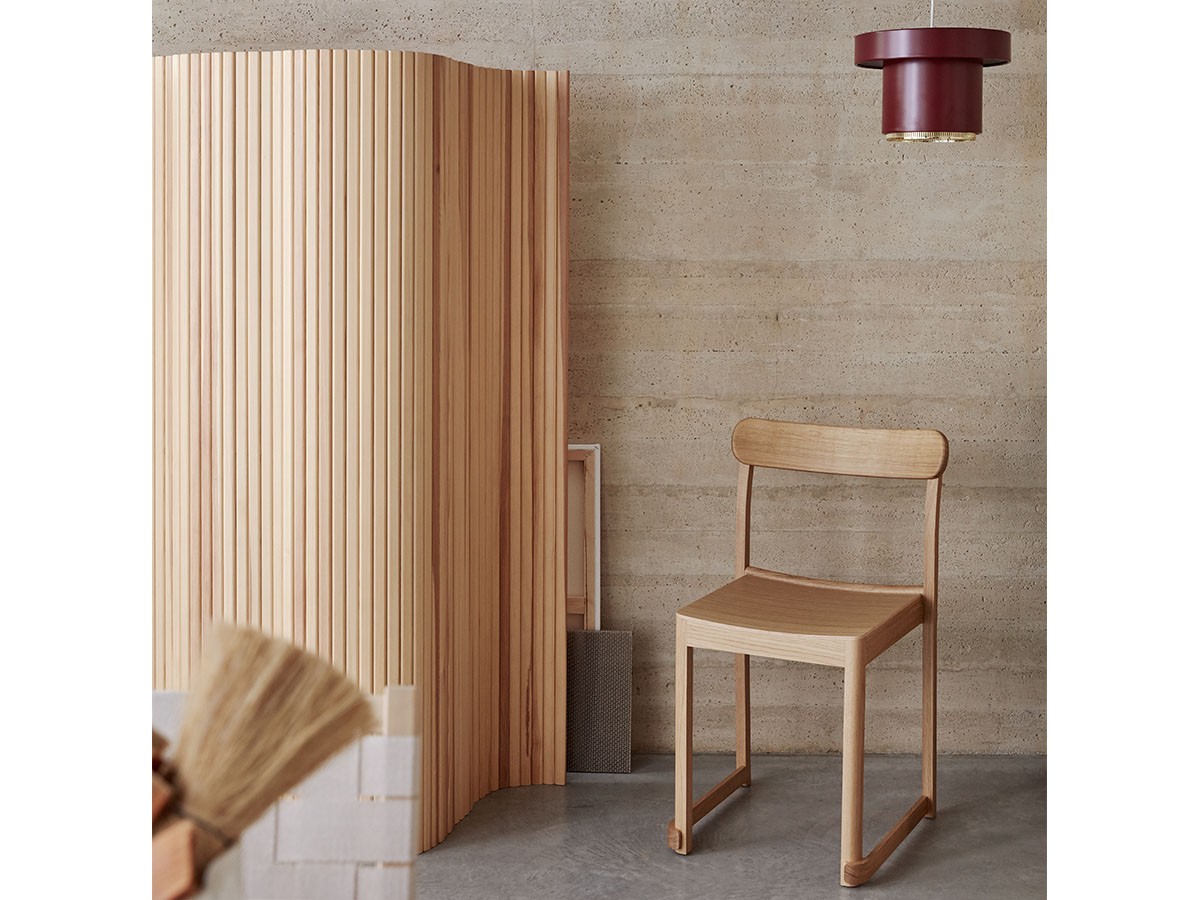 Artekウッドカーブパーテーション風 150cm×200cm Artek風 ウッドカーブ