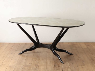 Lloyd's Antiques Real Antique Italian Glass Top Table / ロイズ