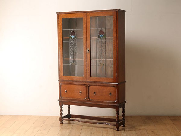 ロイズアンティーク ＊ キャビネット ブックケース 本棚 英国