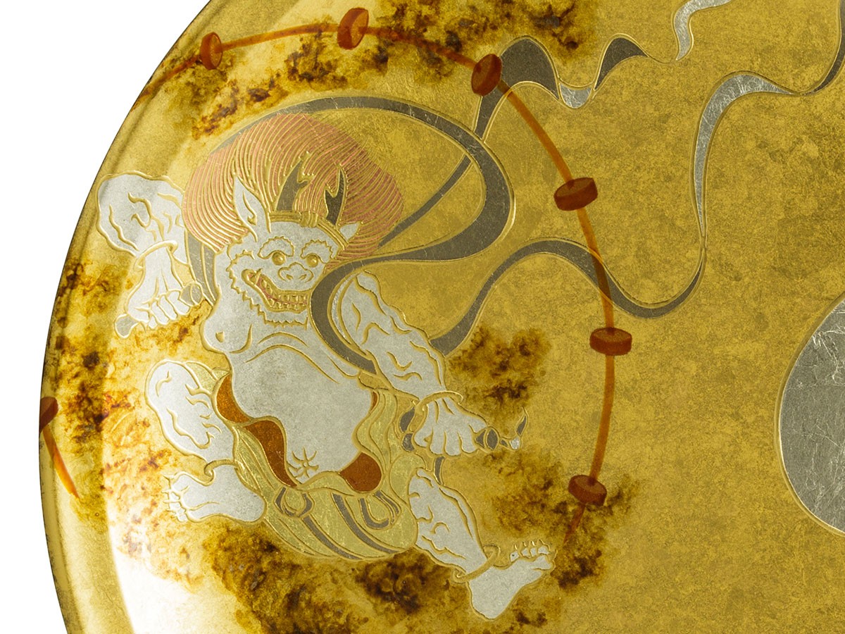 箔一 飾り皿 / はくいち 飾り皿 風神雷神 - インテリア・家具通販