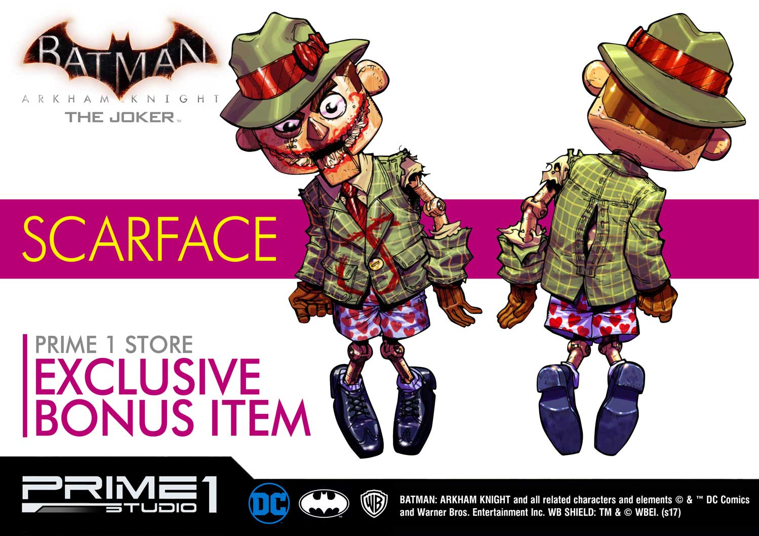 1/4 45cm MOMTOYS NO:MOM2003 ジョーカーバットマン 1/4 45cm MOMTOYS