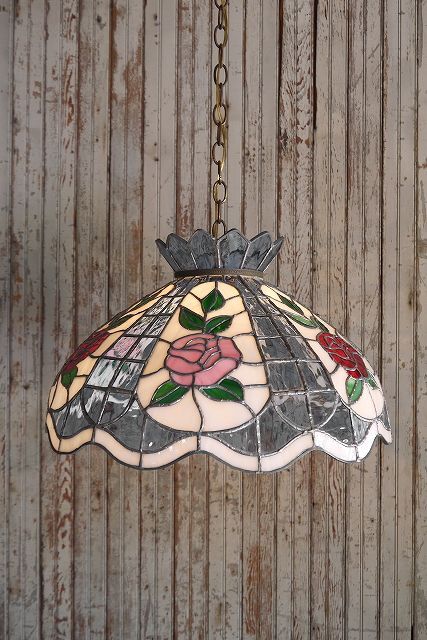 アンティーク ステンドグラス 吊り下げランプ - STAGE ANTIQUE