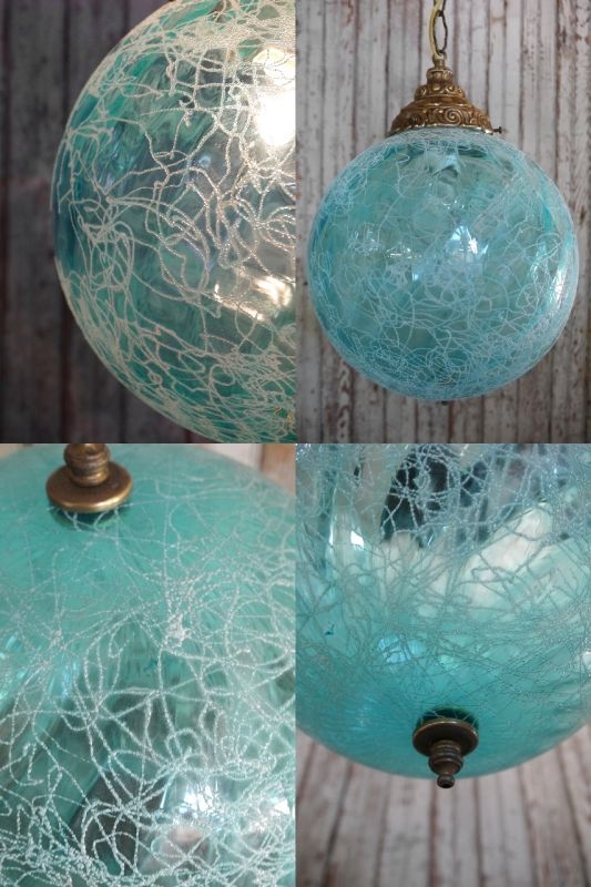 アンティーク ガラスシェード 吊り下げランプ - STAGE ANTIQUE