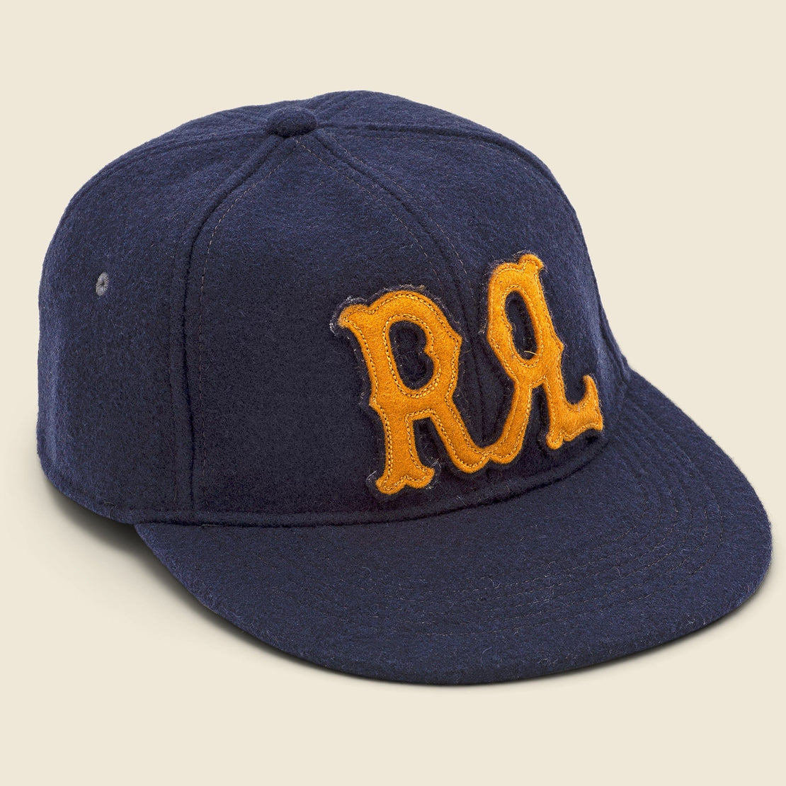 Wool Felt Ball Cap - Navy