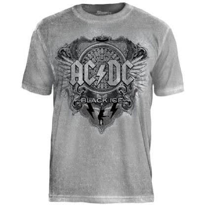 Camiseta Especial AC/DC Black Ice