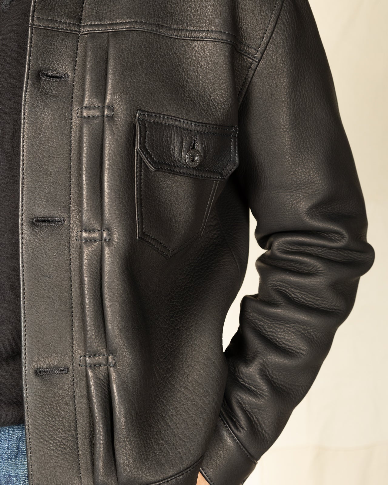 Y'2 Leather Deer Skin 1st Type Jacket - 25th Anniversary Limited