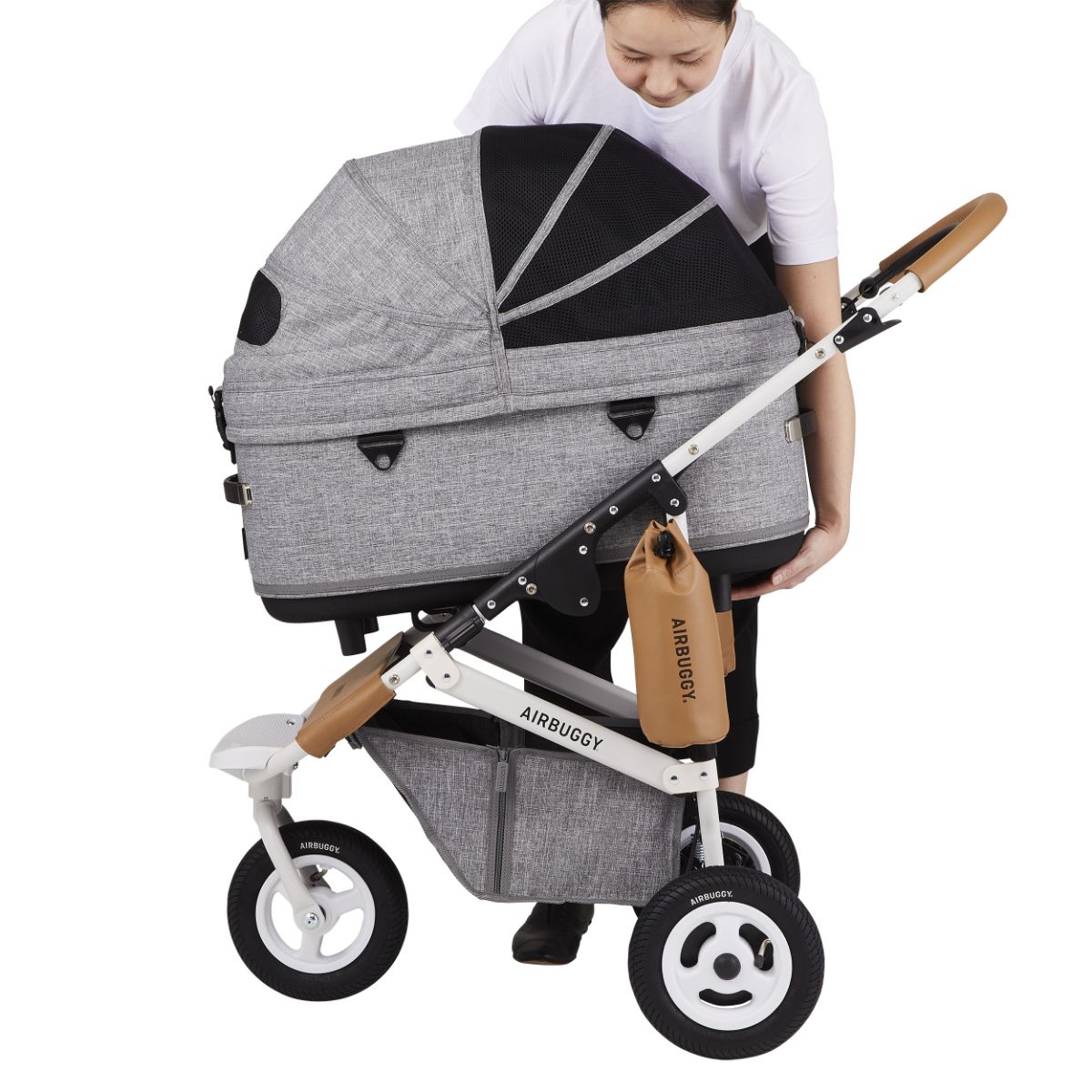 AIRBUGGY エアバギー】DOME3 LARGE ドーム3 ラージ メランジデニム