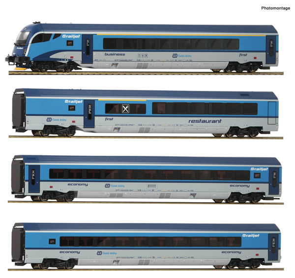 Roco 74143 - Czech “Railjet” Set of the CD