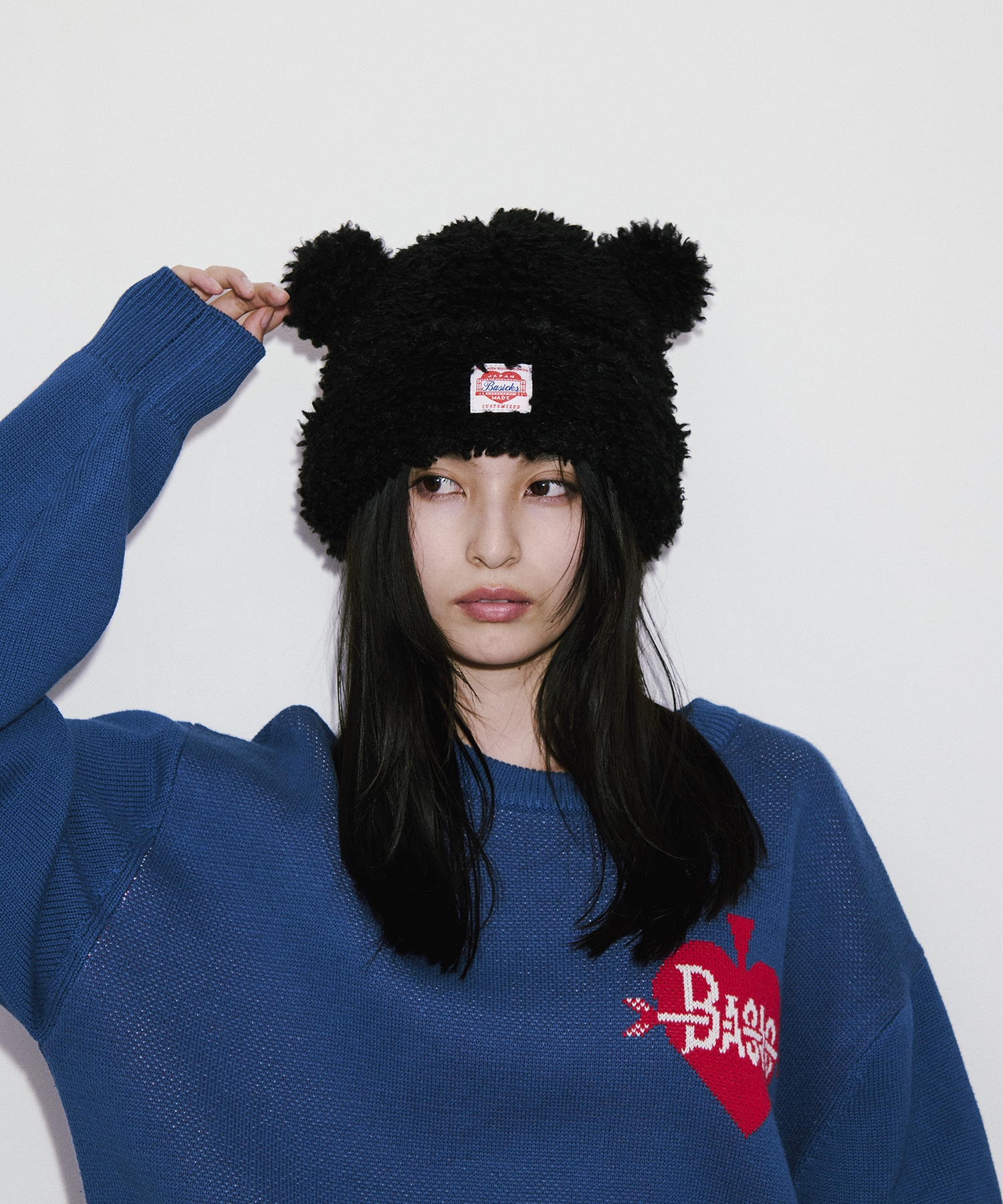 BASICKS Bear Beanie ブラック 25SS BASICKS | Bear Beanie - black