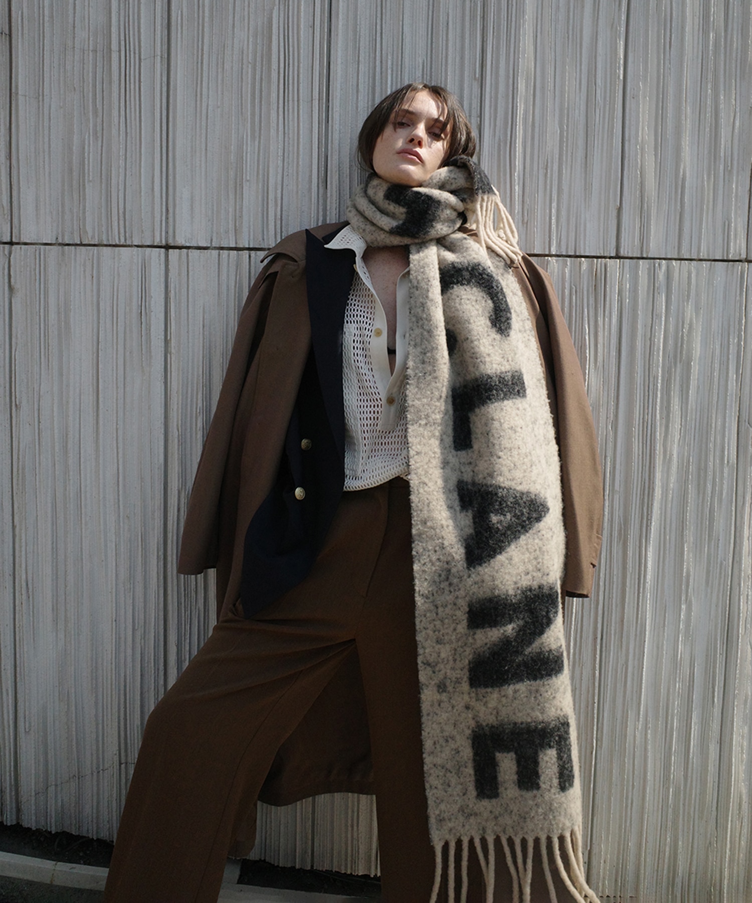 CLANE LOGO MUFFLER(FREE MULTI): CLANE: WOMENS｜ STUDIOUS ONLINE