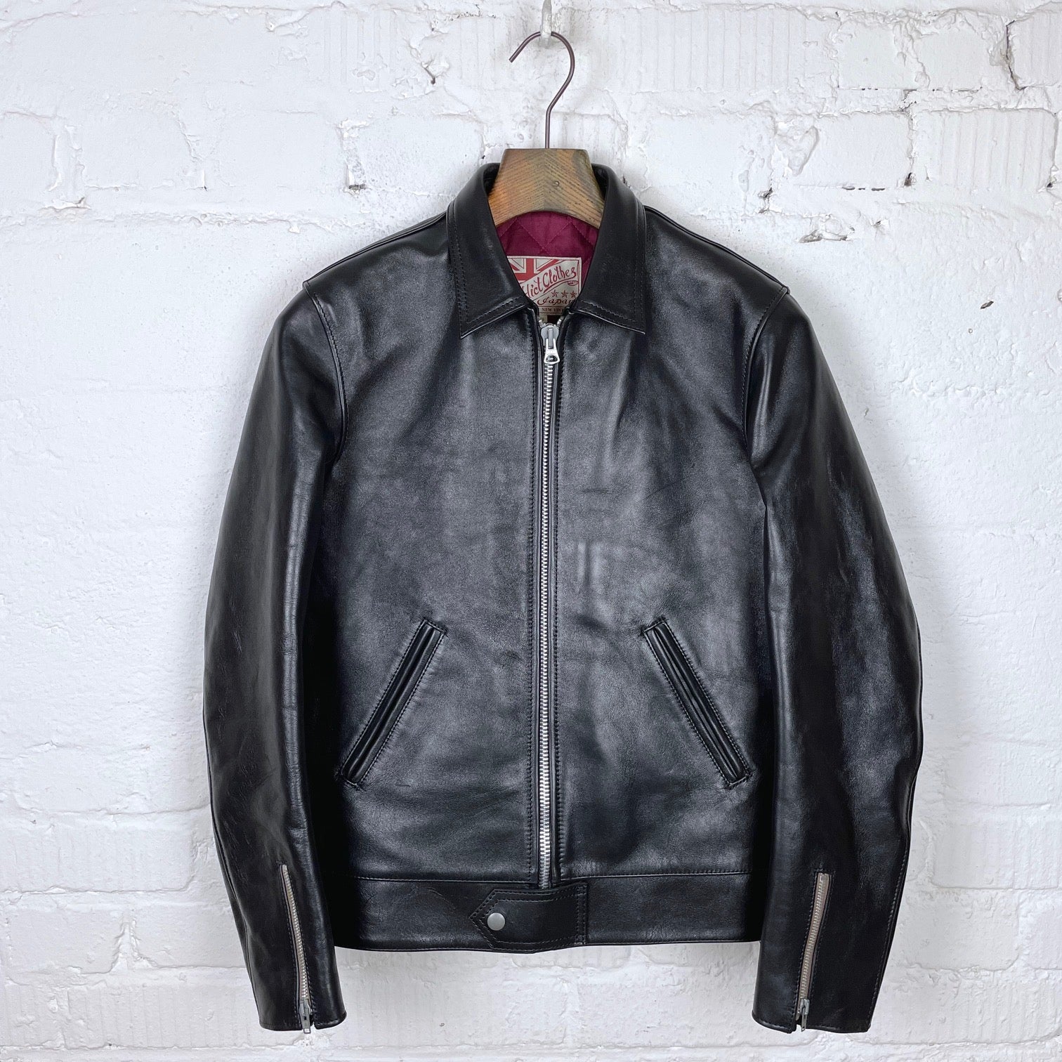 Addict Clothes レザージャケット 38サイズ 黒 アディクトクローズAD