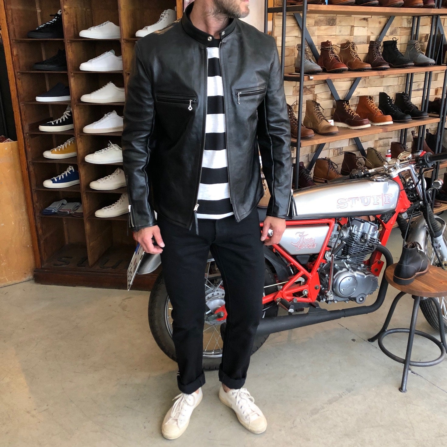 リアルマッコイズ BUCO J100 40 黒芯 ライダース革ジャン リアル