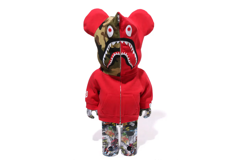 BAPE and Medicom Toy Reveal New “Legacy Camo Shark” BE@RBRICK