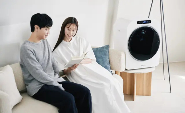 最大3.5kgの衣類を一度に乾燥！小型乾燥機「ESTILO 第2世代」が