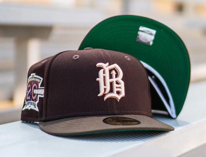 Birmingham Barons 20th Anniversary Dark Walnut Mocha 59Fifty