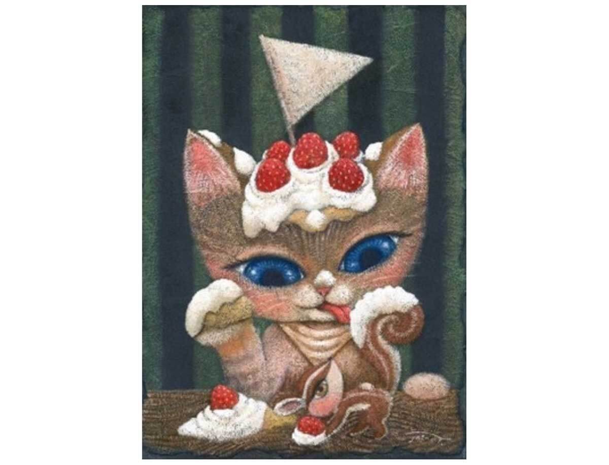 絵本作家 たなかしん 絵画 原画 サイン入り 本人制作額装入り 絵本作家