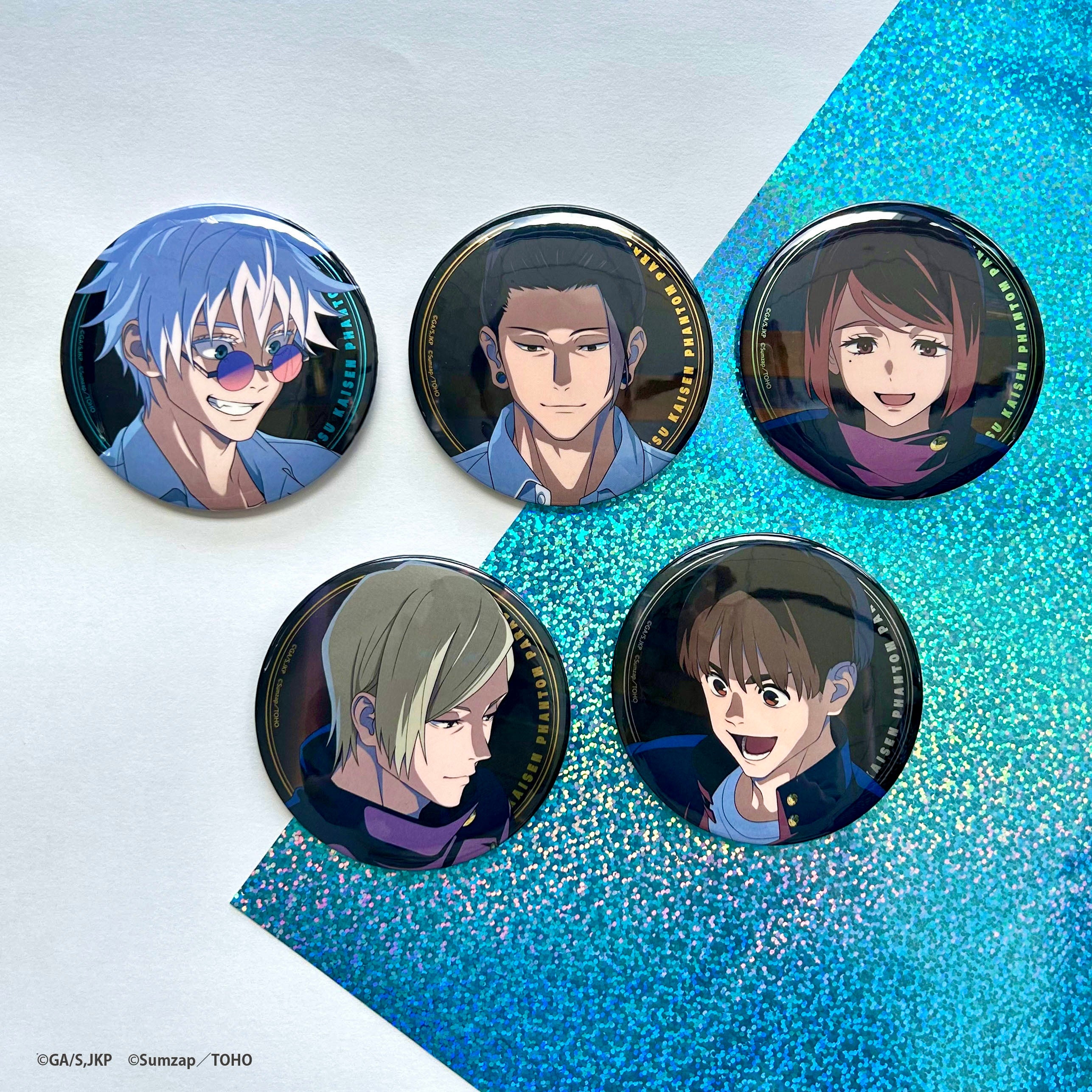 呪術廻戦 ファントムパレード 缶バッジ＆カードケース＆クリアカード