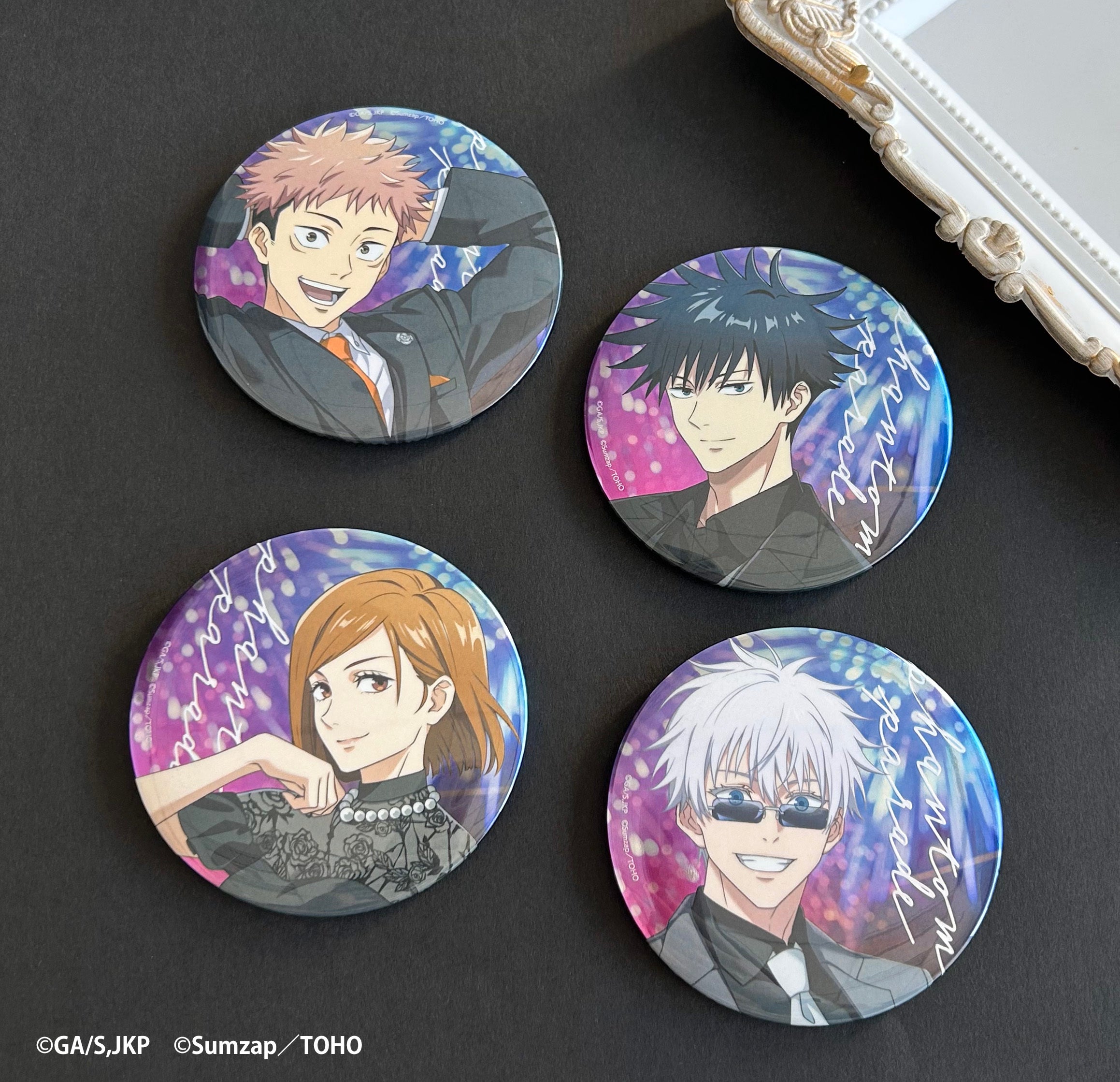 呪術廻戦 ファントムパレード ファンパレ 五条悟 メタル缶バッジ 33個