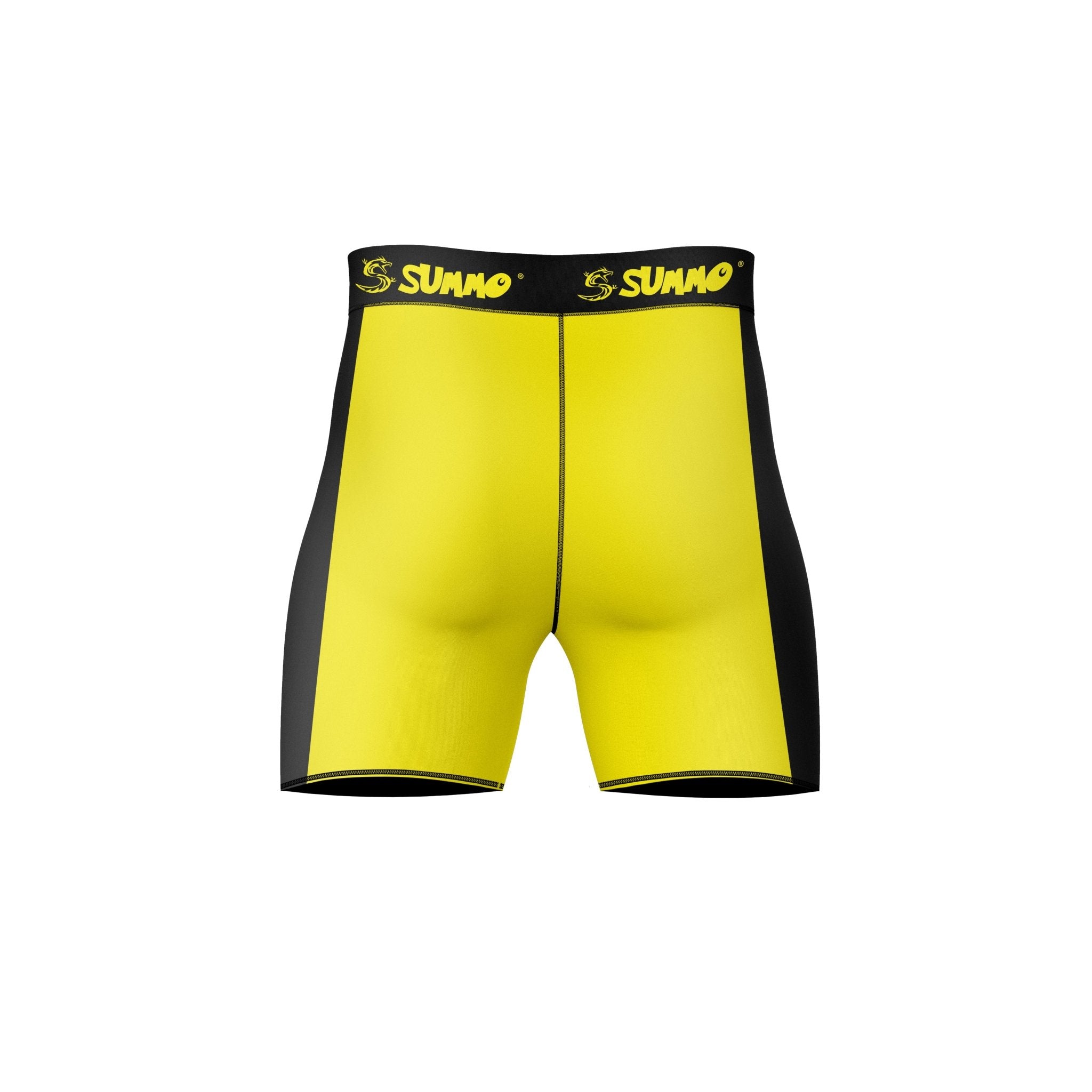 Yellow Fury Vale Tudo/Compression Shorts for Men/Women – Summo Sports