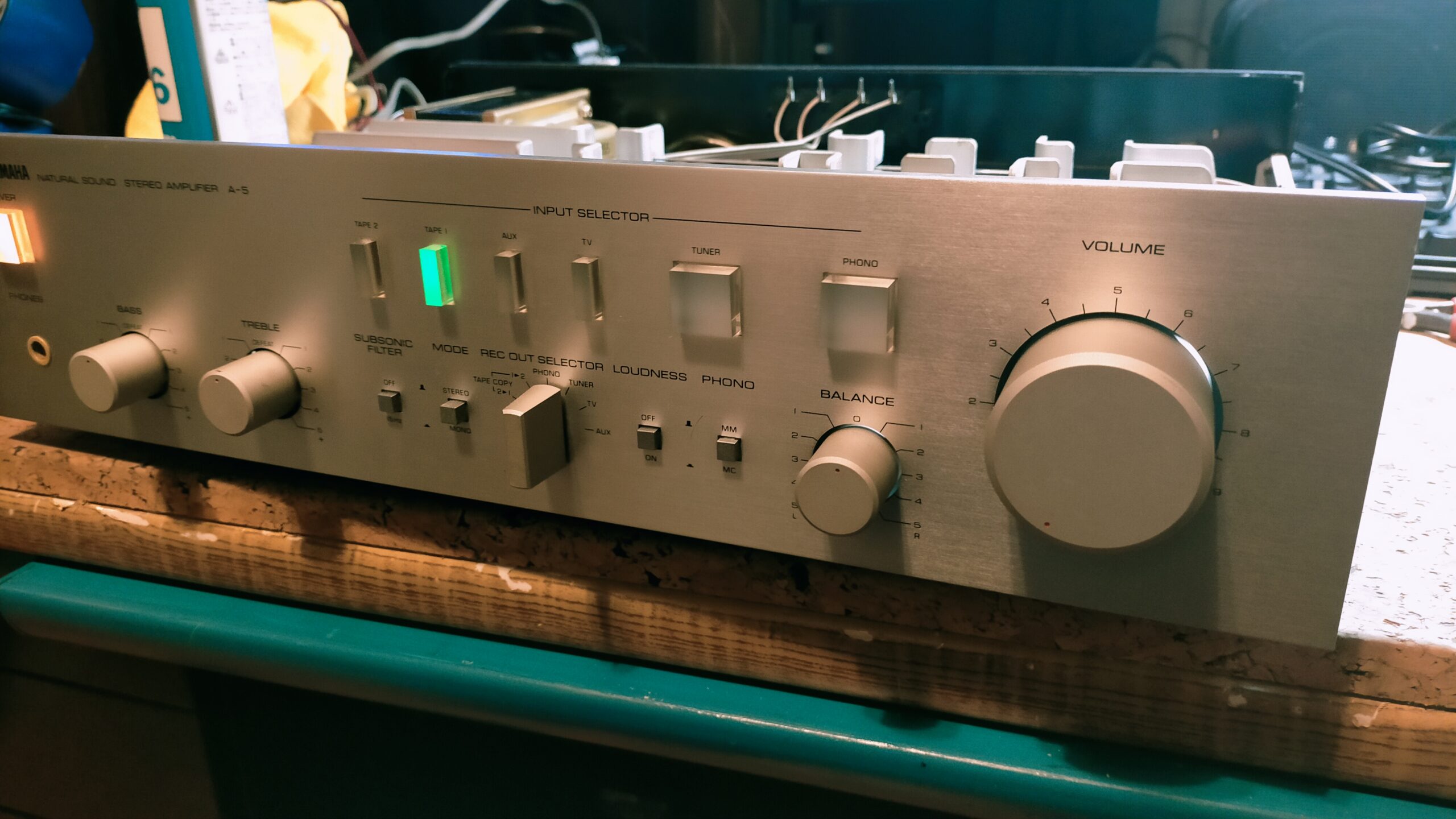 ジャンク】YAMAHA A-5 ハードオフ空港通り店で格安購入 ガリ音を消して