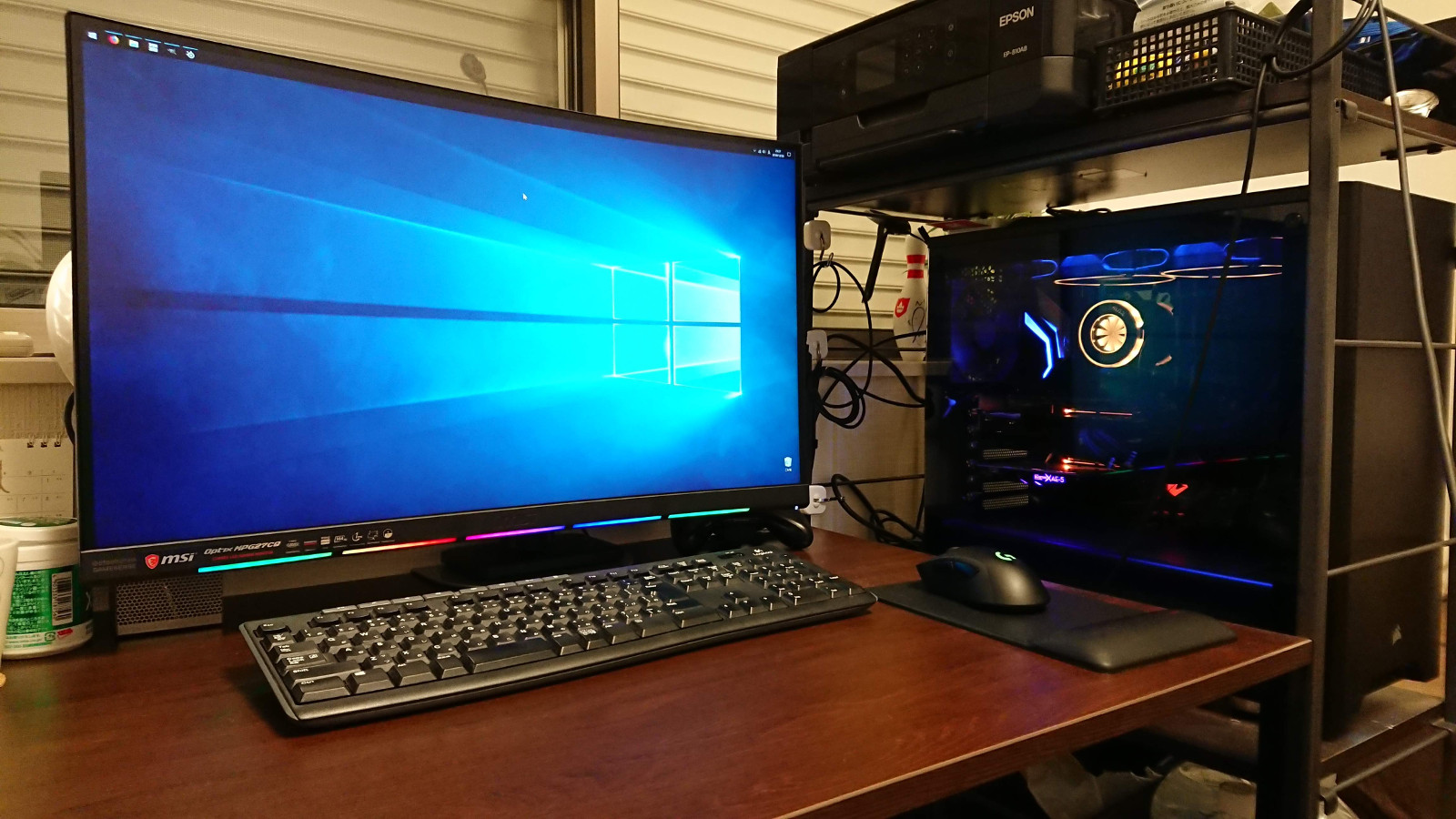 LG32インチウルトラワイド湾曲モニター＋モニターアーム他お得セット