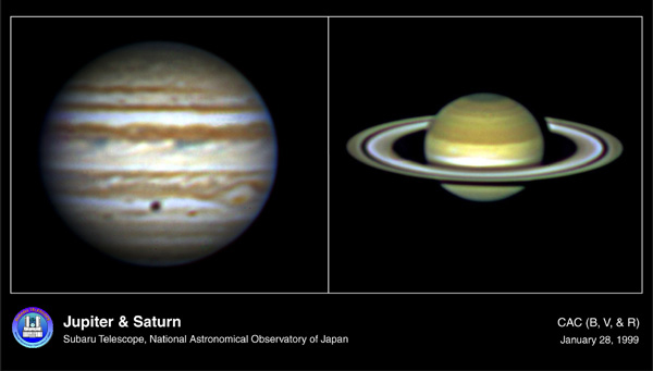 観測成果 - 木星と土星 - すばる望遠鏡