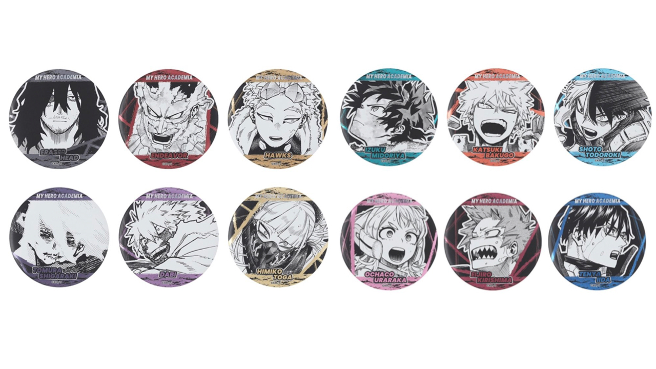 僕のヒーローアカデミア ヒロアカ 原画 缶バッジ 全15種＋特典1種 ヒロアカ