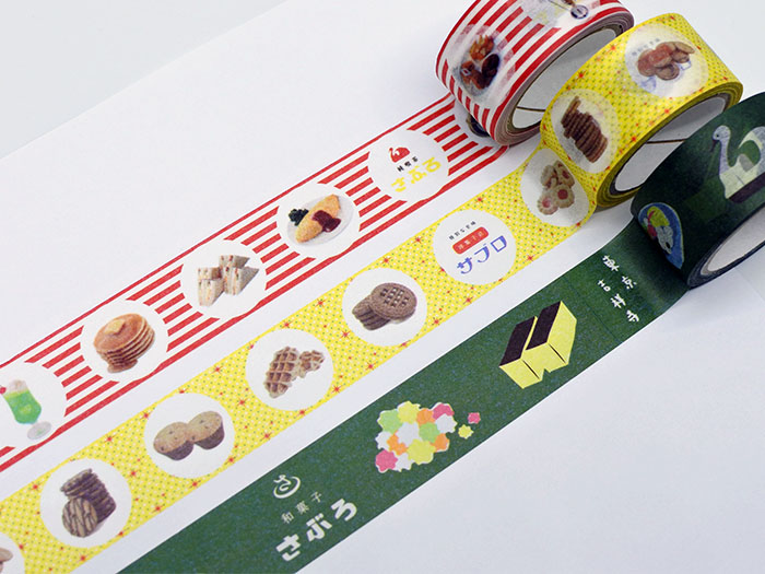 36オリジナル おみせやさん マスキングテープ（純喫茶・洋菓子・和菓子