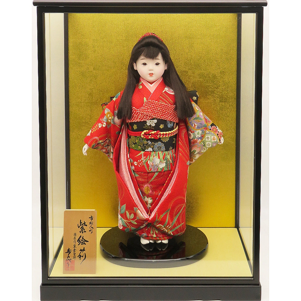 絵画 インテリア 油絵 F6-080118 市松人形 日本人形 可愛い 絵画