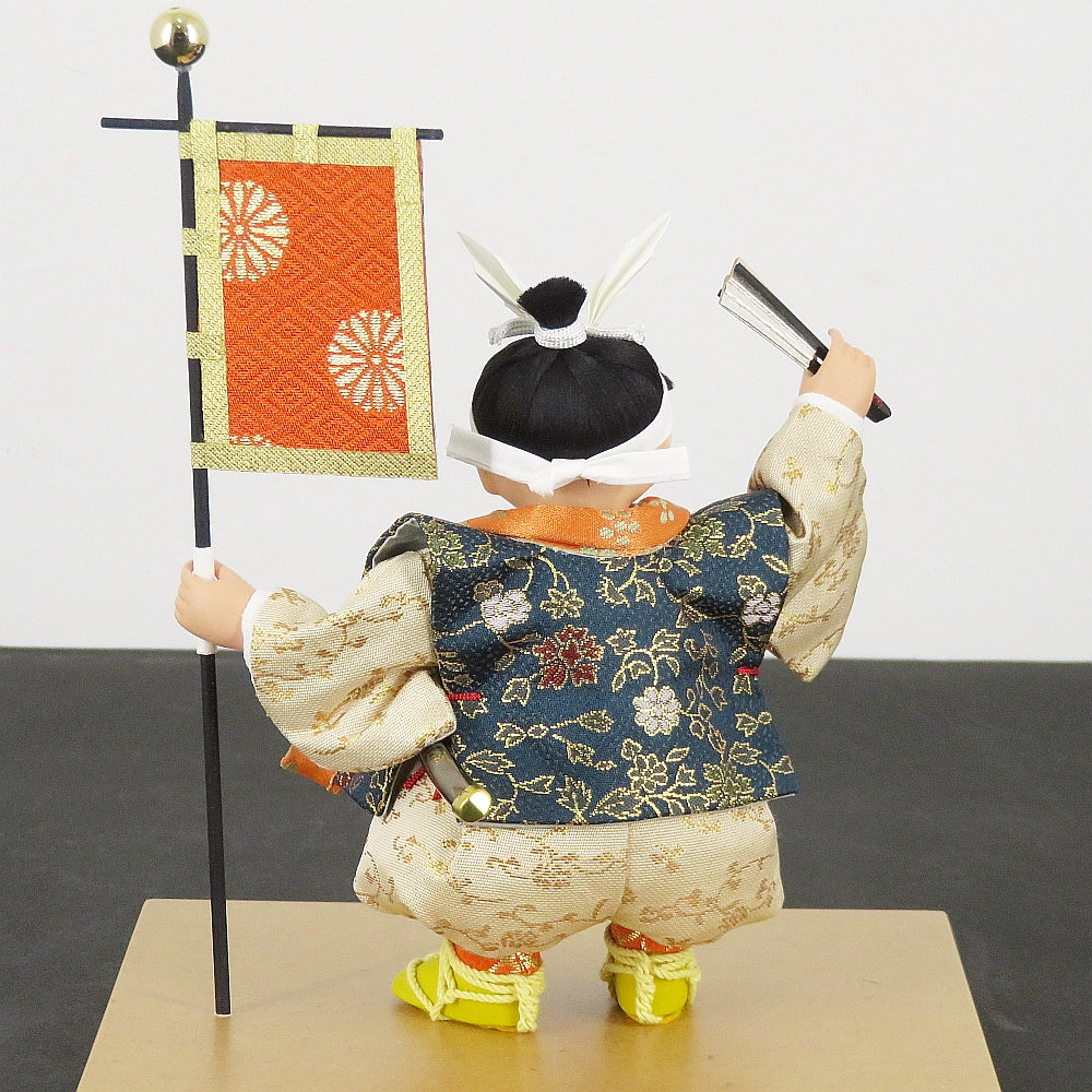 松崎幸一光 桃太郎5号 日本一旗 アクリルケース入り – スガ人形店