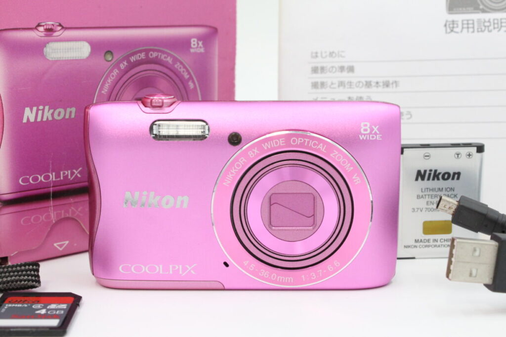 Nikon ニコン COOLPIX S3700 ピンク 8倍ズーム ニコン 美品】NIKON